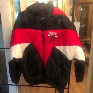 Pro Player Chicago Bills Red, Black, White Puffer Jacket